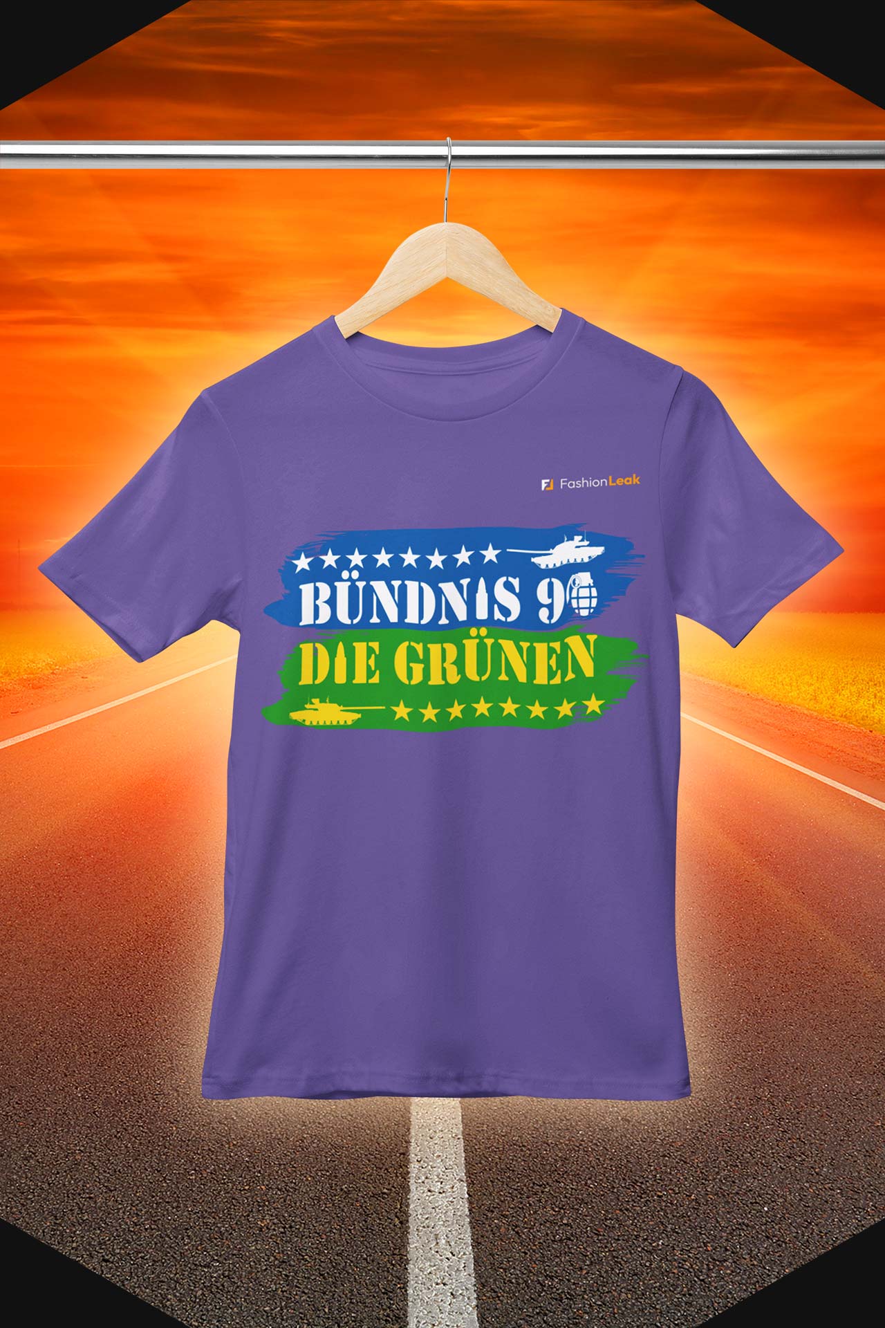 UnisexLeak T-Shirt (Normalfit) - Green War