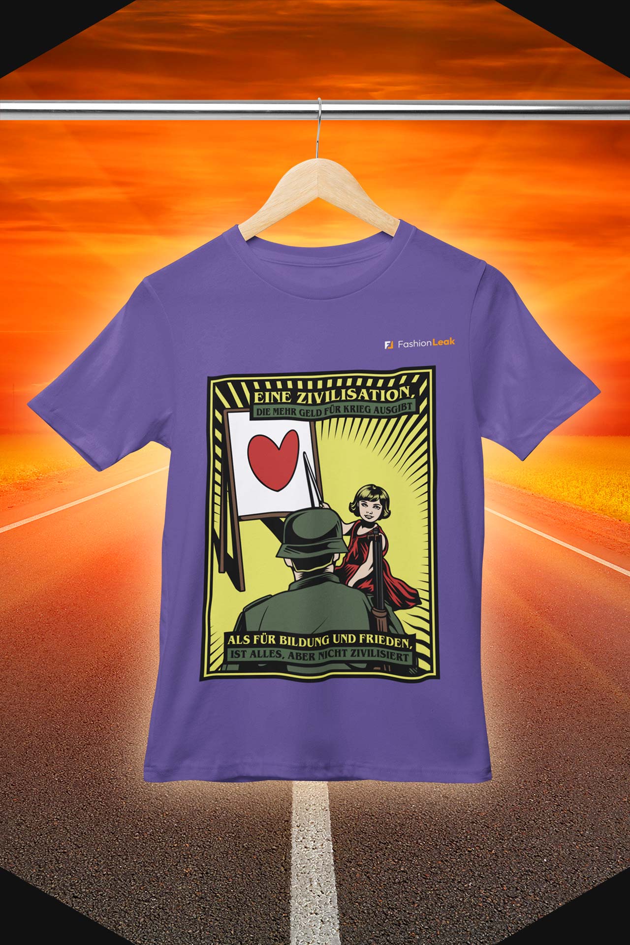 UnisexLeak T-Shirt (Normalfit) - The Civilizer