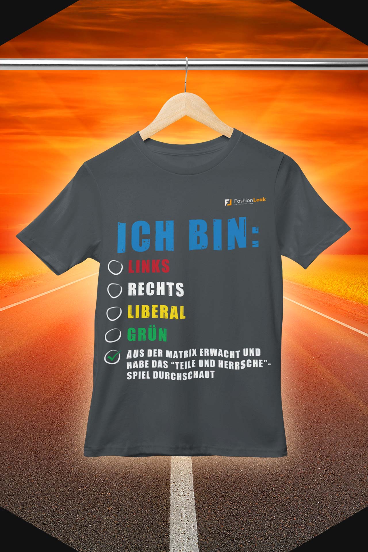 UnisexLeak T-Shirt (Normalfit) - The Matrixxer