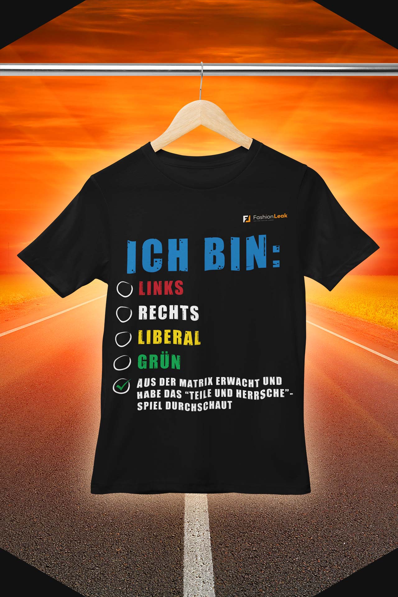 UnisexLeak T-Shirt (Normalfit) - The Matrixxer