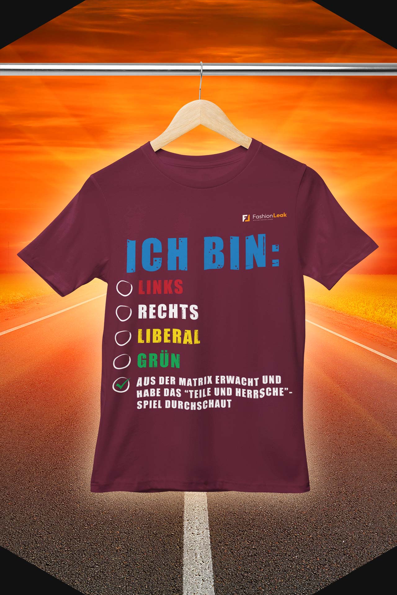 UnisexLeak T-Shirt (Normalfit) - The Matrixxer