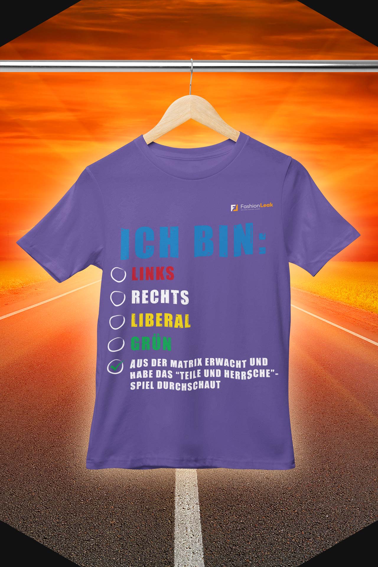 UnisexLeak T-Shirt (Normalfit) - The Matrixxer