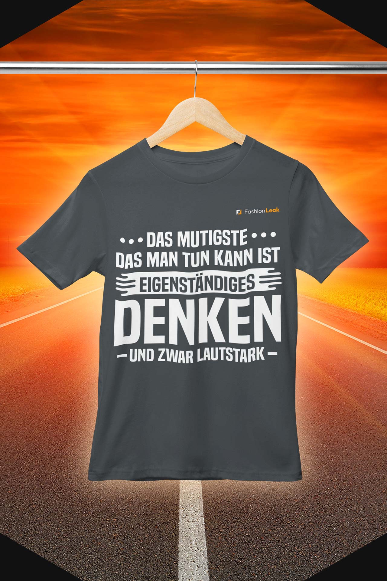 UnisexLeak T-Shirt (Normalfit) - The Thinker