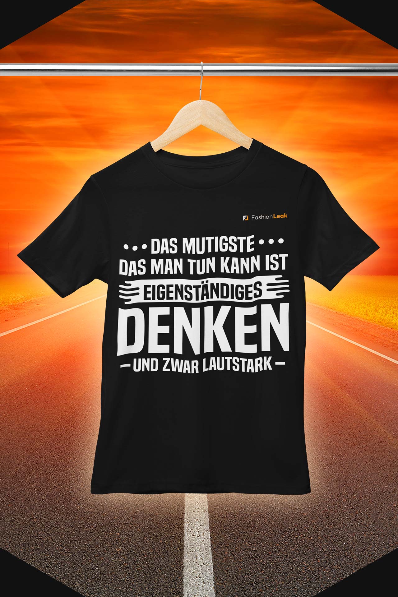 UnisexLeak T-Shirt (Normalfit) - The Thinker