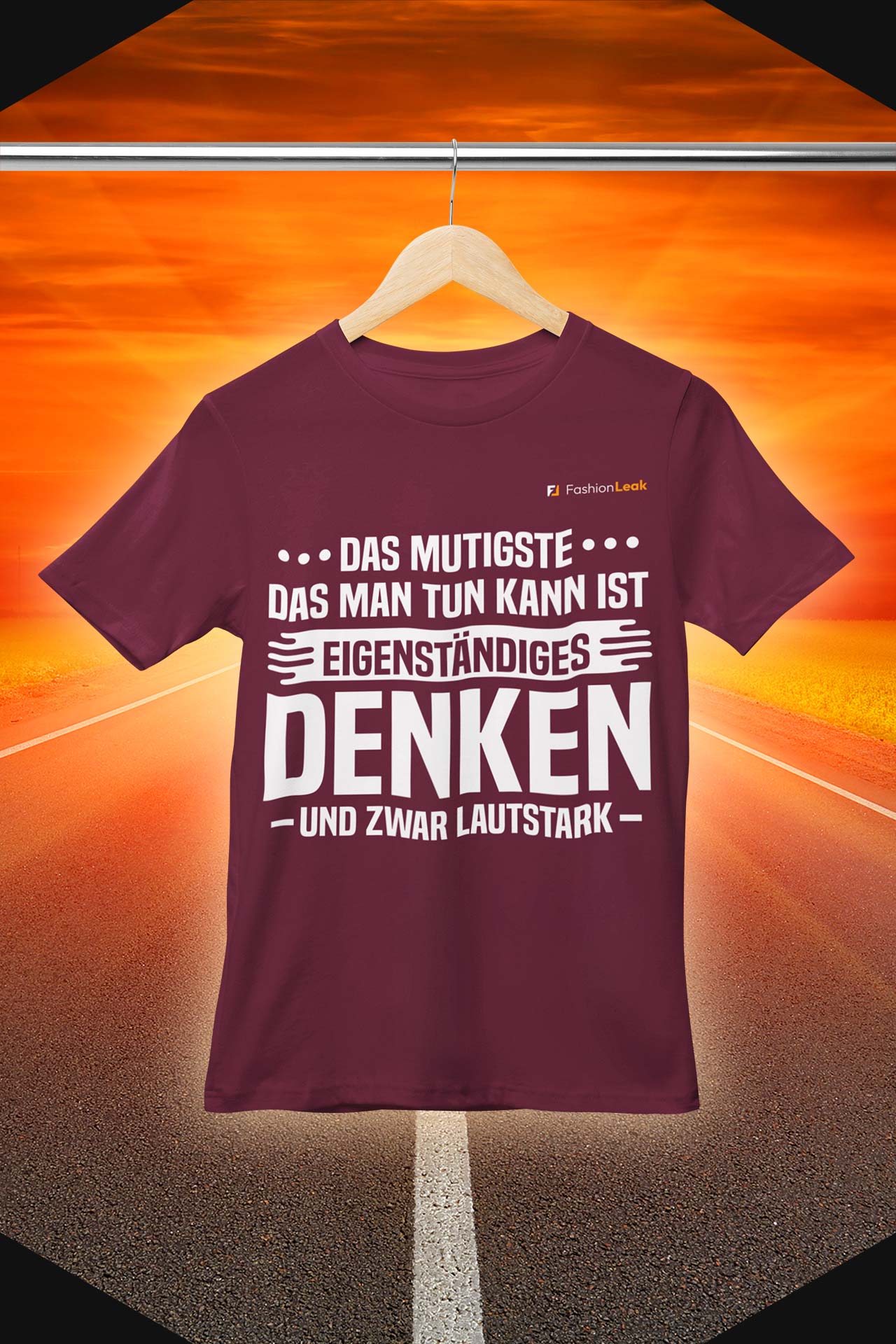 UnisexLeak T-Shirt (Normalfit) - The Thinker