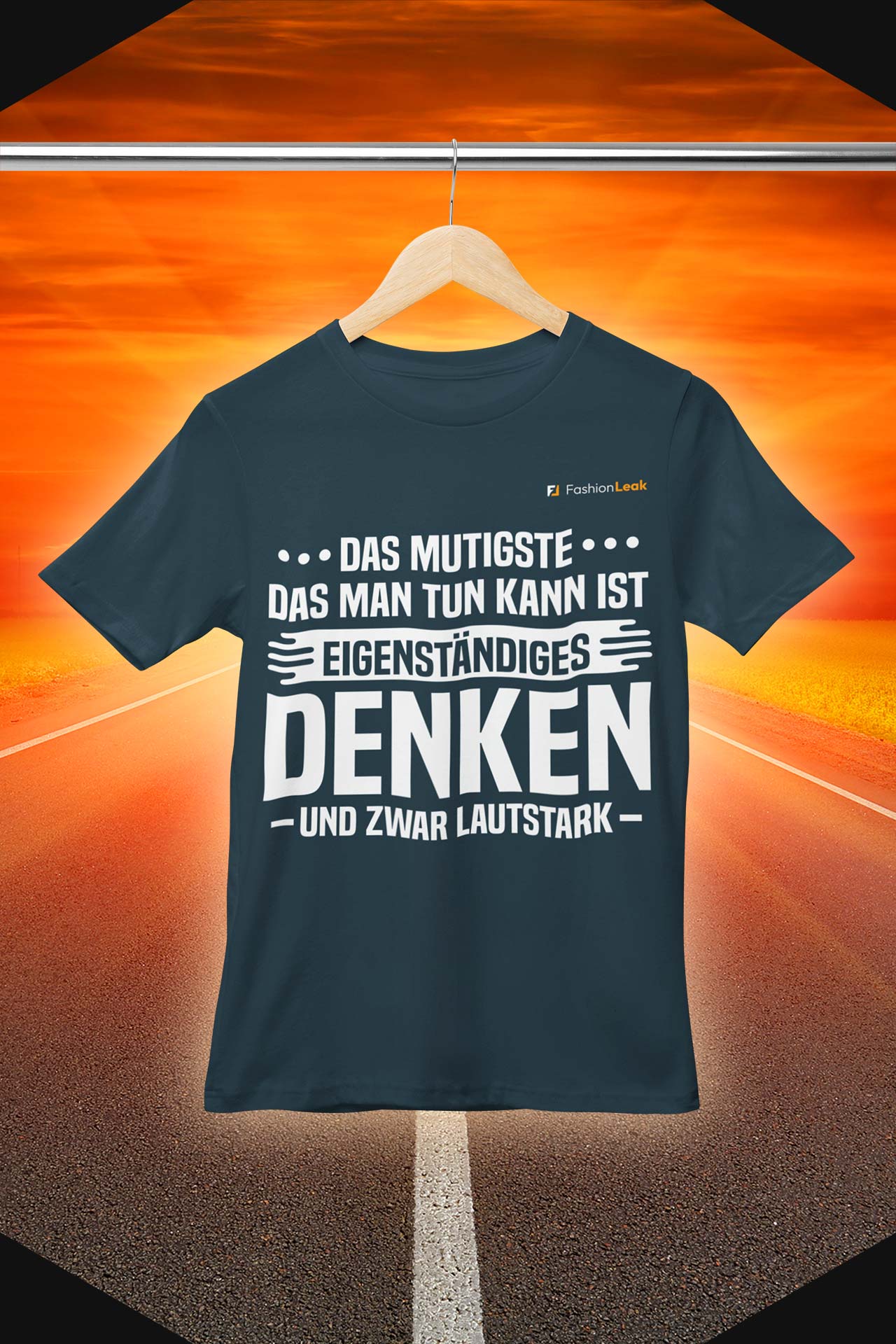 UnisexLeak T-Shirt (Normalfit) - The Thinker