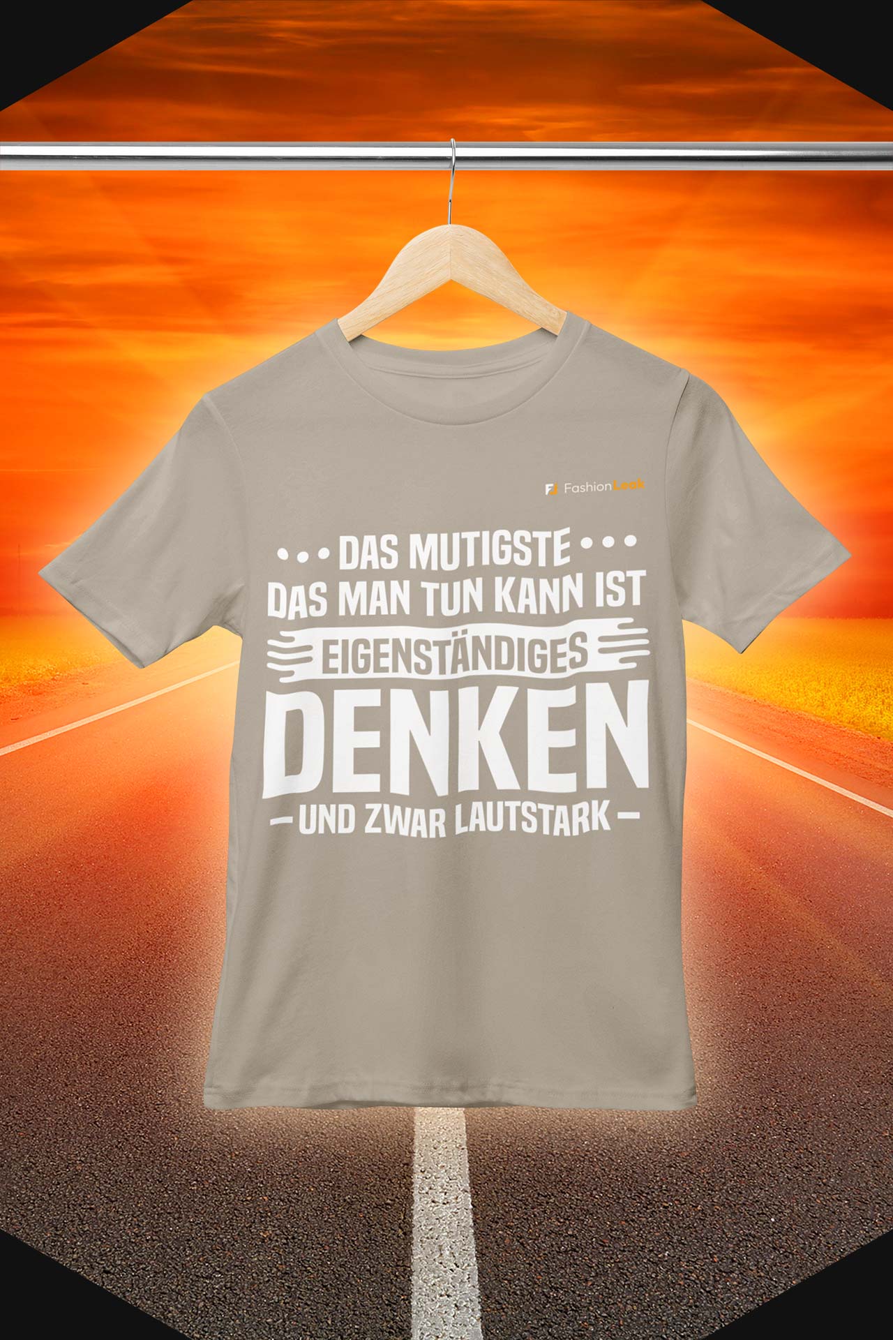 UnisexLeak T-Shirt (Normalfit) - The Thinker