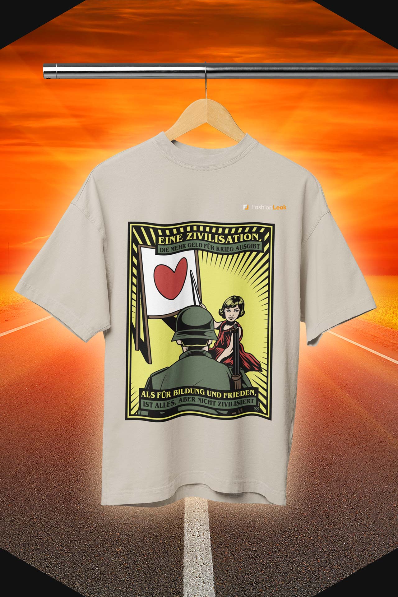 UnisexLeak T-Shirt (Oversize) - The Civilizer