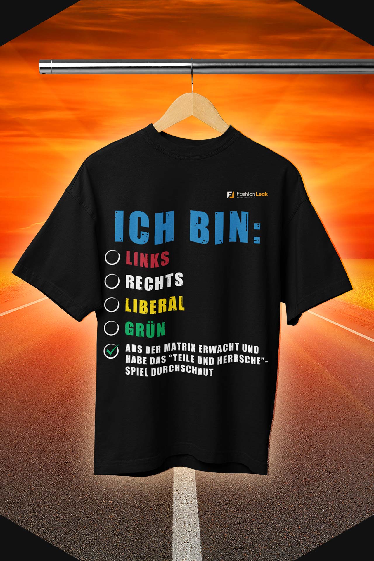 UnisexLeak T-Shirt (Oversize) - The Matrixxer