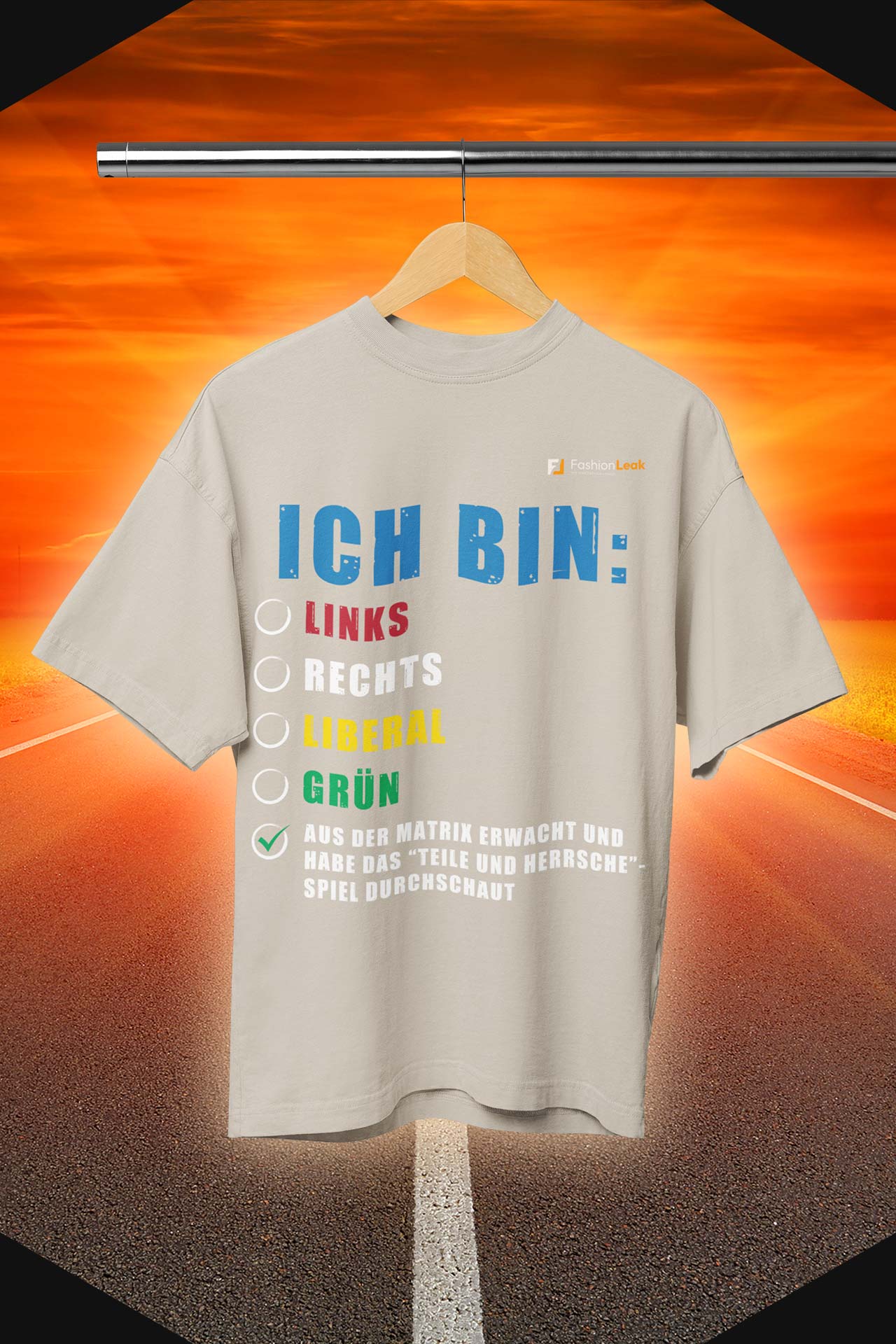 UnisexLeak T-Shirt (Oversize) - The Matrixxer