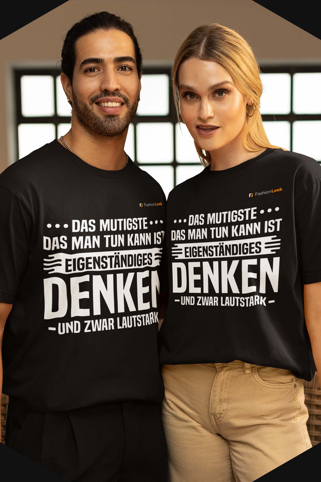 UnisexLeak T-Shirt (Oversize) - The Thinker