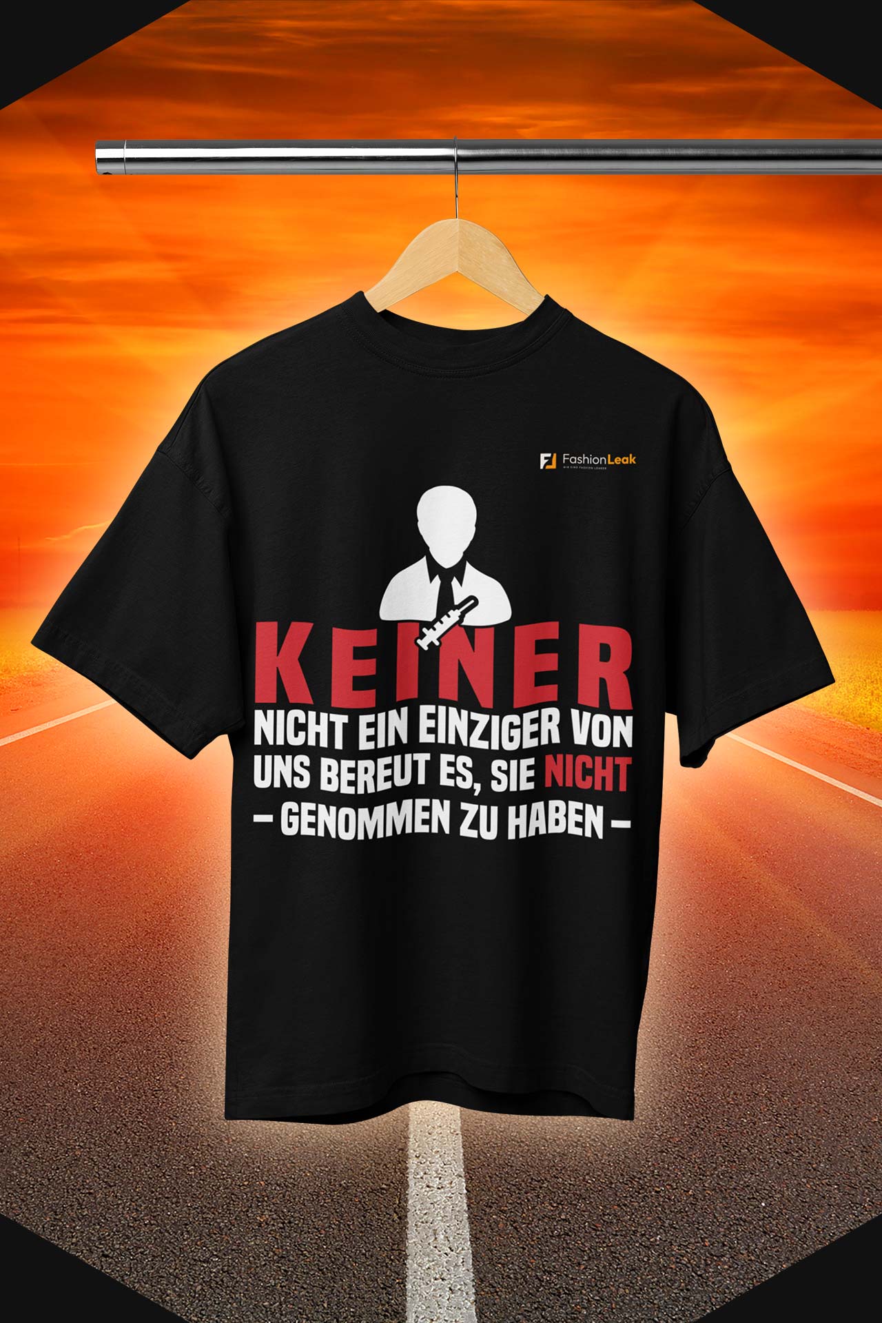 UnisexLeak T-Shirt (Oversize) - The Vaxno