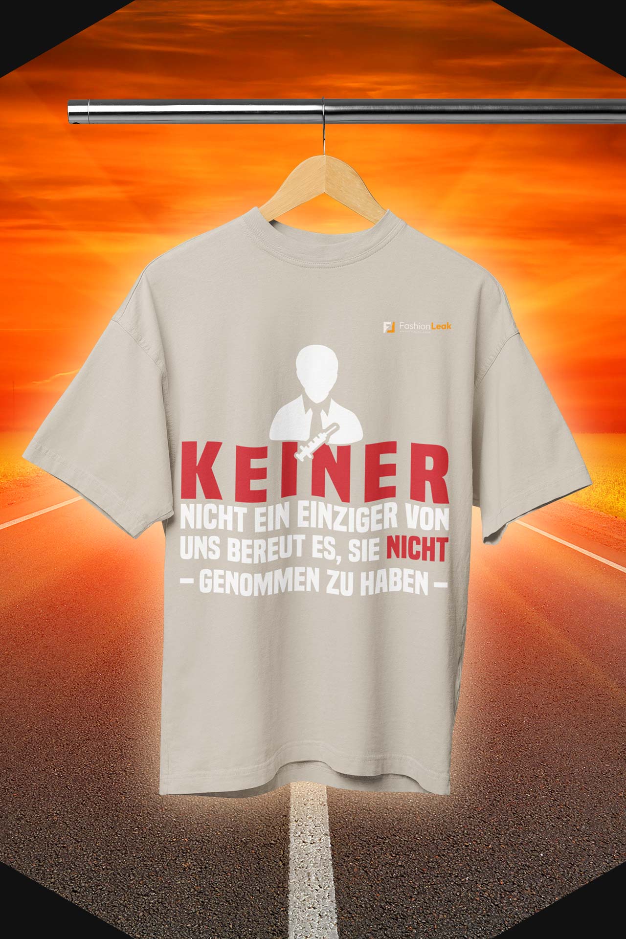 UnisexLeak T-Shirt (Oversize) - The Vaxno